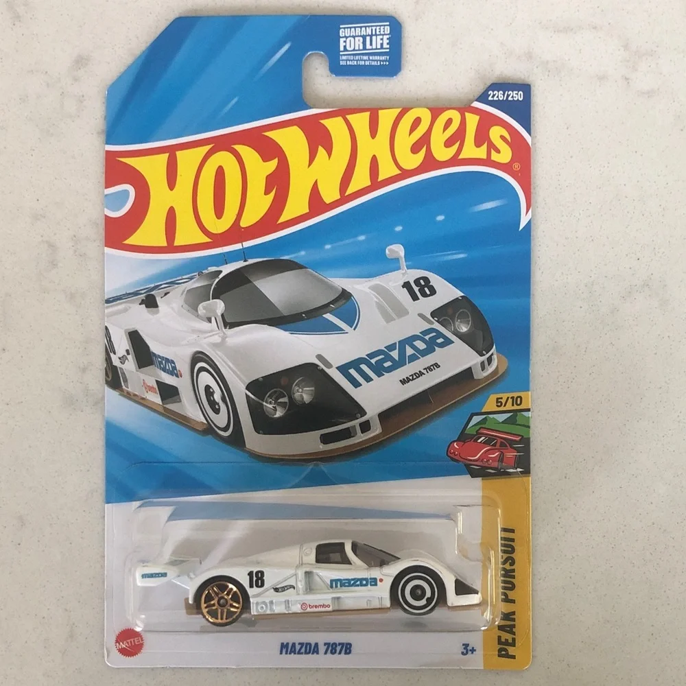 Mazda 787B White Toy Car